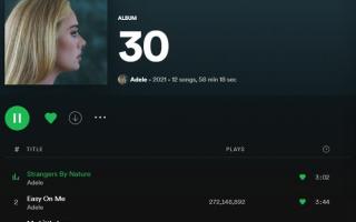Adele chính thức tung siêu phẩm album 30