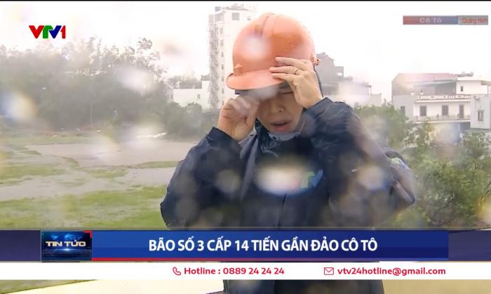 Nữ phóng viên VTV dũng cảm tác nghiệp giữa siêu bão Yagi là ai?