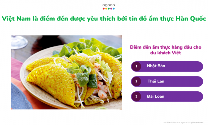 Nhật Bản, Thái Lan và Đài Loan (Trung Quốc) là thiên đường ẩm thực của du khách Việt